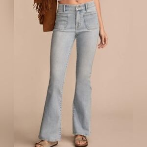 Light Blue Flared Women's Jeans